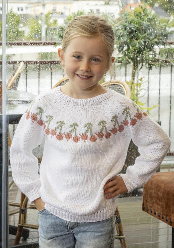 "Cherry" Tröja - Viking Design 2518-2A Kit - 2-12 år - Viking Linus