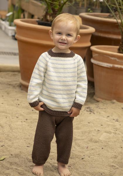"Levi" Genser - Viking Design 2516-8B Kit - 2-12 år - Viking Bamboo
