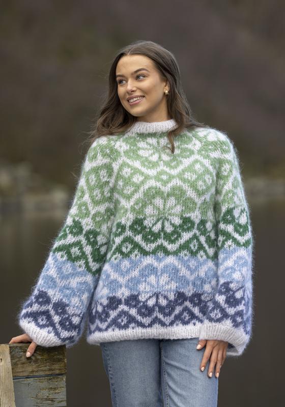 "Irja" Tröja - Viking Design 2511-4A Kit - XS-XXL - Viking Mohrino