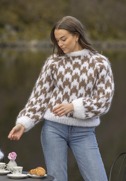 "Bettina" Genser - Viking Design 2511-3 Kit - XS-XXL - Viking Mohrino