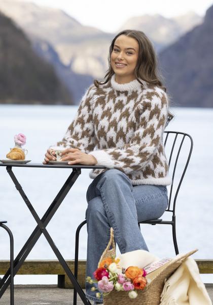 "Bettina" Genser - Viking Design 2511-3 Kit - XS-XXL - Viking Mohrino