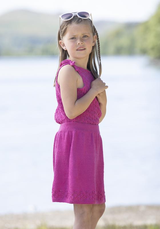 "Murcia" Top och kjol - Viking Design 2325-3B Kit - 2-12 År - Viking Bjørk