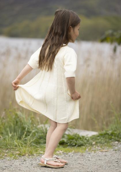 "Malina" Kjole - Viking Design 2324-7 Kit - 2-12 År - Viking Bamboo
