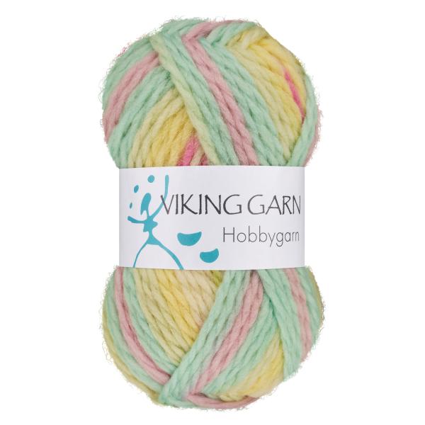 Viking Hobbygarn 984 multi pastel