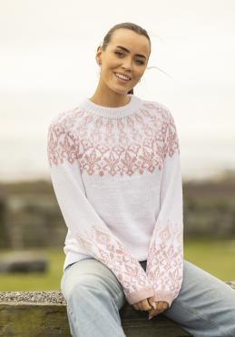 "Frida" Genser - Viking Design 2515-4 Kit - XS-XXL - Viking Bamboo