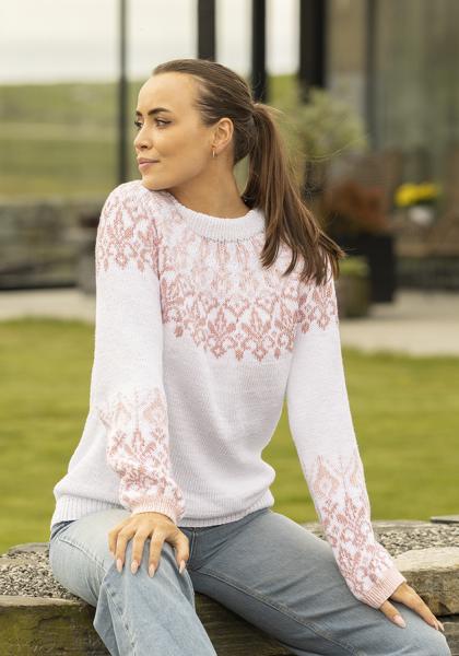 "Frida" Genser - Viking Design 2515-4 Kit - XS-XXL - Viking Bamboo