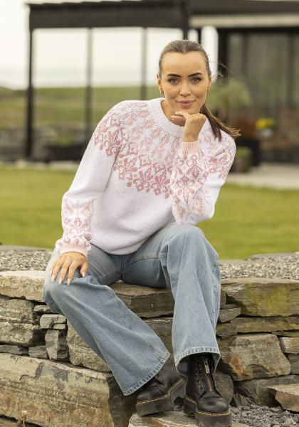 "Frida" Genser - Viking Design 2515-4 Kit - XS-XXL - Viking Bamboo