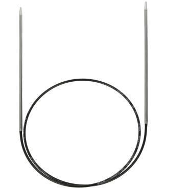 6,5 mm - Addi Black Classic Rundpinde 60 cm