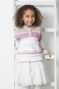 Krystall genser - Viking Design 1601-5 Kit - 2 - 12 år - Viking Bjørk