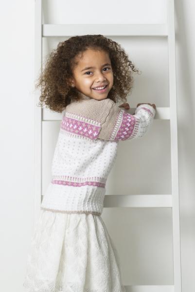 Krystall genser - Viking Design 1601-5 Kit - 2 - 12 år - Viking Bjørk
