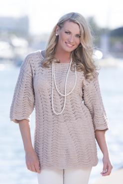 Bluse med 3/4 ærmer - Viking Design 1408-7 Kit - S-L- Viking Bjørk