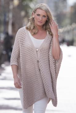 Sjal/poncho - Viking Design 1408-1 Kit - dame - Viking Bjørk