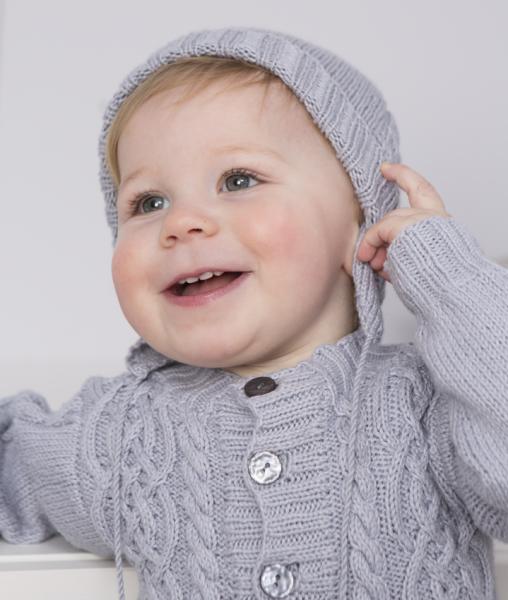 Jakke og hue - Viking Design 1301-7 Kit - 3-18 mdr - 2-4år - Viking Bjørk