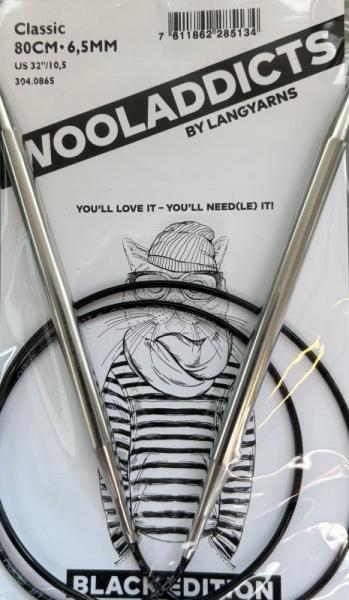 10,0 mm - Addi black Classic Rundpinde 100 cm