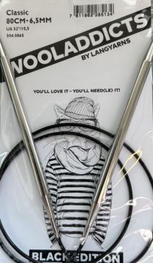 5,5 mm - Addi black Classic Rundpinde 100 cm