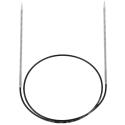 2,25 mm - Addi black Novel Rundpinde 100 cm