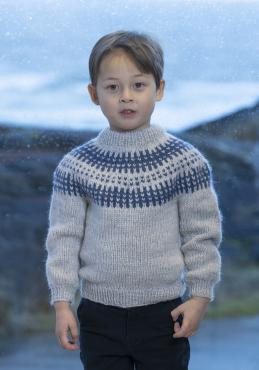 "Luca" Genser - Viking Design 2407-15B Kit - 2 - 12 år - Viking Hobbygarn