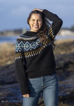 "Helios" Genser - Viking Design 2407-12B Kit - XS-XXL - Viking Hobbygarn