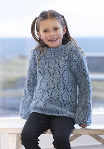 "Amina" Genser - Viking Design 2407-11 Kit - 6 - 12 år - Viking Hobbygarn