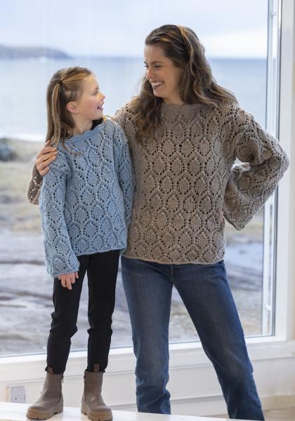 "Amina" Genser - Viking Design 2407-10 Kit - XS-XXL - Viking Hobbygarn