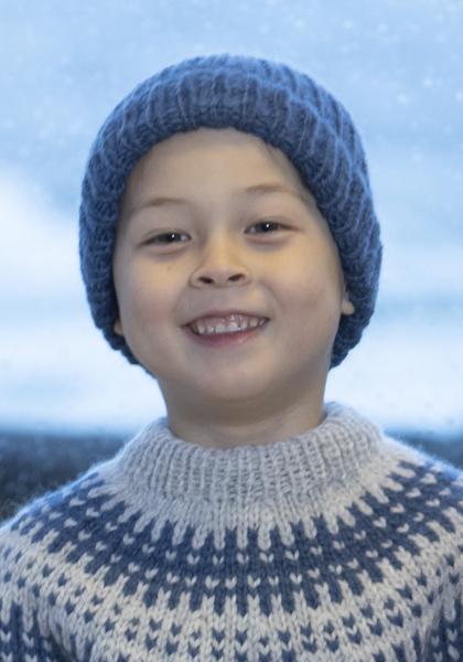 "Joss" Hue - Viking Design 2407-9D Kit - 2 - 12 år og S - L - Viking Hobbygarn