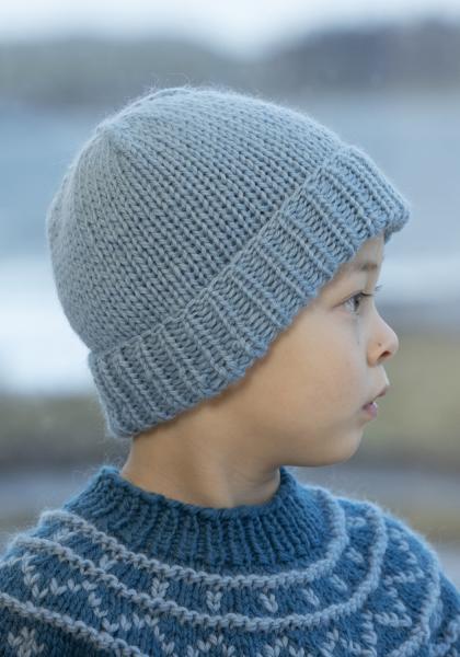 "Akira" Hue - Viking Design 2407-8A Kit - 2 - 12 år og S - L - Viking Hobbygarn