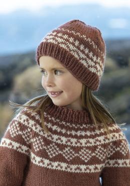 "Mel" Hue - Viking Design 2407-4B Kit - 2 - 12 år og S - L - Viking Hobbygarn
