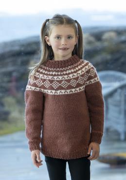 "Mel" Genser - Viking Design 2407-2B Kit - 2 - 12 år - Viking Hobbygarn