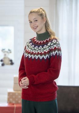 "Kraft" genser- Viking Design 2334-3B Kit - XS-XXL - Viking Wool