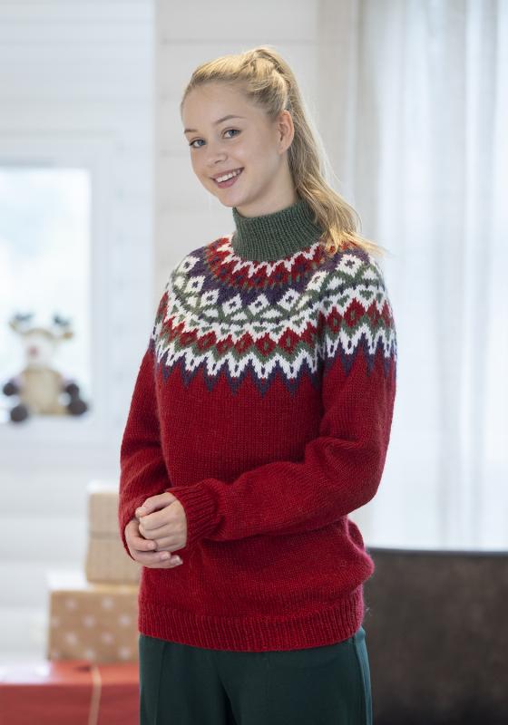 "Kraft" tröja- Viking Design 2334-3B Kit - XS-XXL - Viking Wool