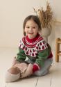 "Mariehøne" Genser - Viking Design 2314-8 Kit - 1 - 8 år - Viking Baby merino