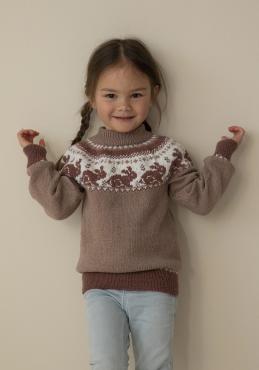 "Kanin" Genser - Viking Design 2314-7 Kit - 1 - 8 år - Viking Baby merino