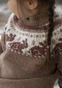 "Kanin" Genser - Viking Design 2314-7 Kit - 1 - 8 år - Viking Baby merino