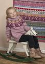 Marielle genser - Viking Design 2505-8B Kit - 2-12 År - Viking Alpaca Storm