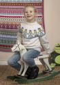 Marielle genser - Viking Design 2505-8A Kit - 2-12 År - Viking Alpaca Storm