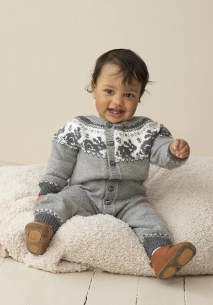 "Kanin" Heldragt - Viking Design 2314-4 Kit - 3 - 48 mdr - Viking Baby merino
