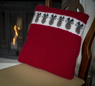 Rudolf pudebetræk - Viking Design 1715-12 Kit - 40 x 40 cm - Viking Sportsragg