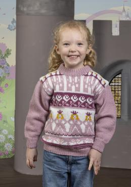 Ingfrid genser - Viking Design 2505-3 Kit - 1-12 År - Viking Alpaca Storm