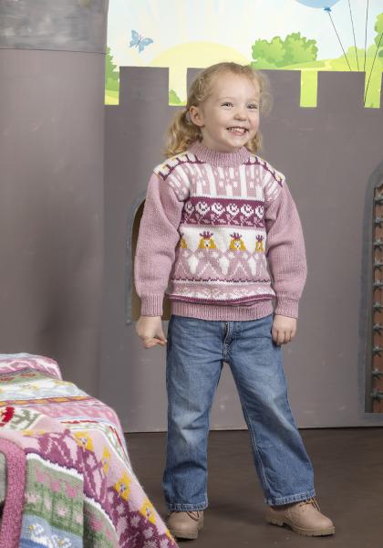 Ingfrid genser - Viking Design 2505-3 Kit - 1-12 År - Viking Alpaca Storm