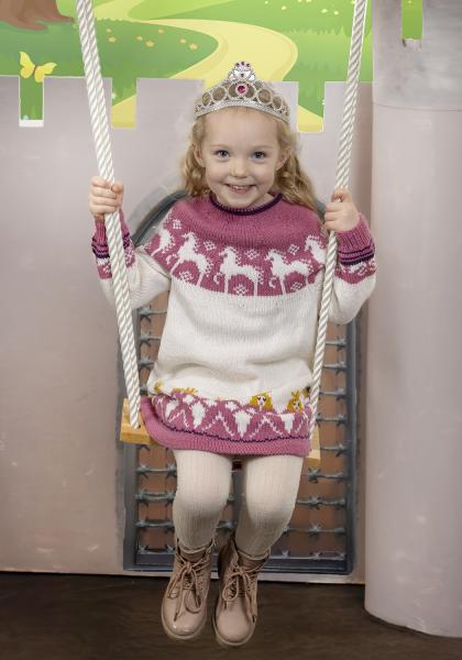 Cassandra tunika - Viking Design 2505-2B Kit - 2-12 År - Viking Alpaca Storm
