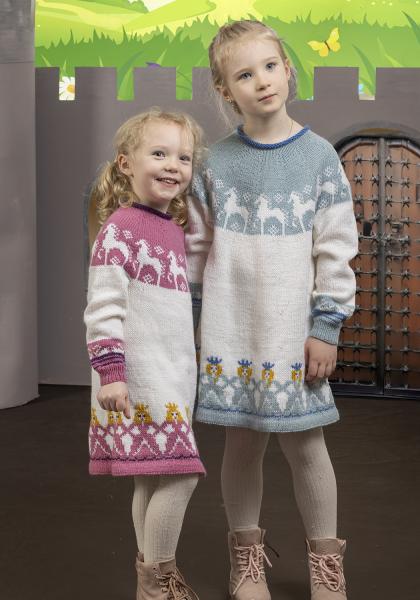Cassandra tunika - Viking Design 2505-2B Kit - 2-12 År - Viking Alpaca Storm