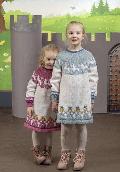Cassandra tunika - Viking Design 2505-2A Kit - 2-12 År - Viking Alpaca Storm