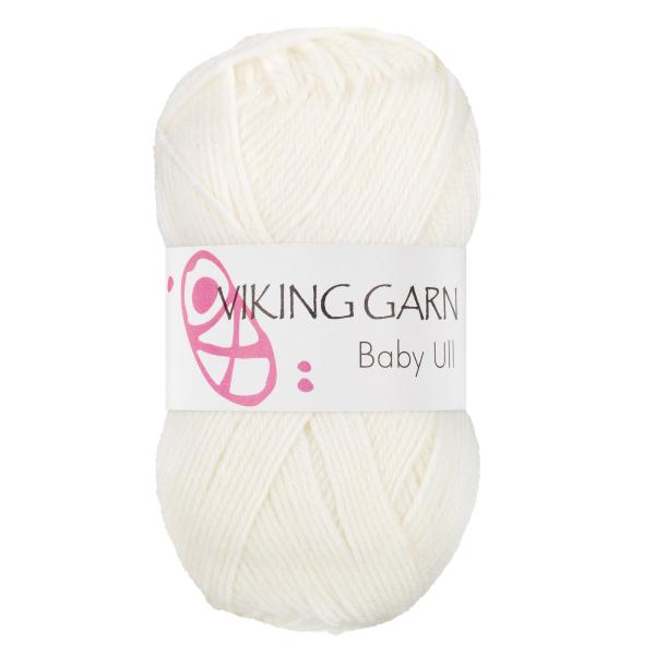 Viking Baby Ull - 300 Hvid