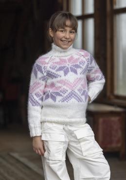 "Sno" genser- Viking Design 2410-4F Kit - 4 - 12 år - Viking Snorre