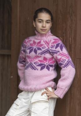 "Sno" genser- Viking Design 2410-4E Kit - 4 - 12 år - Viking Snorre