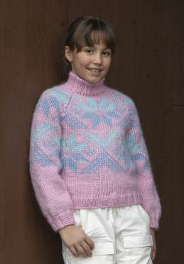 "Snoi" genser- Viking Design 2410-1C Kit - 4 - 12 år - Viking Snorre