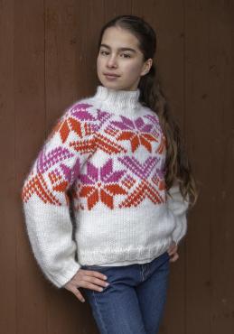 "Snoi" genser- Viking Design 2410-1B Kit - 4 - 12 år - Viking Snorre