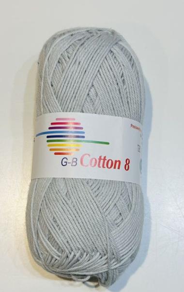 G-B Cotton 8/4 - 1250 Lysegrå