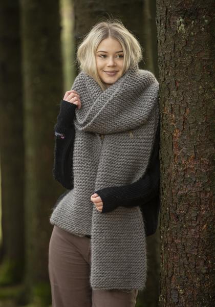 "Mika" Halstørklæde - Viking Design 2413-6 Kit - 40 x 240 cm - Viking Lovikka