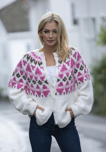 "Pink" cardigan- Viking Design 2426-4 Kit - XS-XL - Viking Snorre